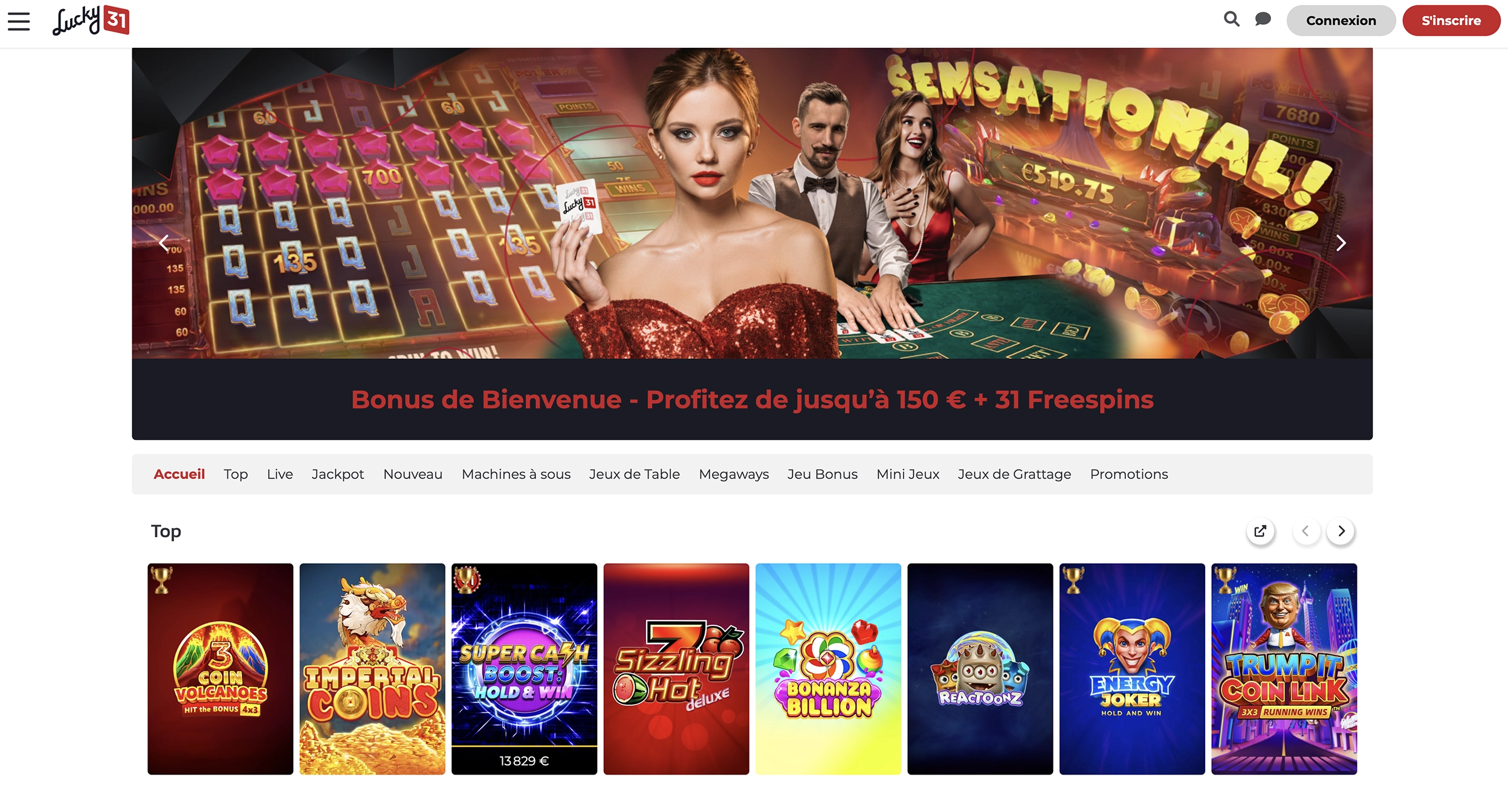 Accueil Lucky31